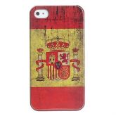 caso antique bandeira espanha para iphone 4 e 4S